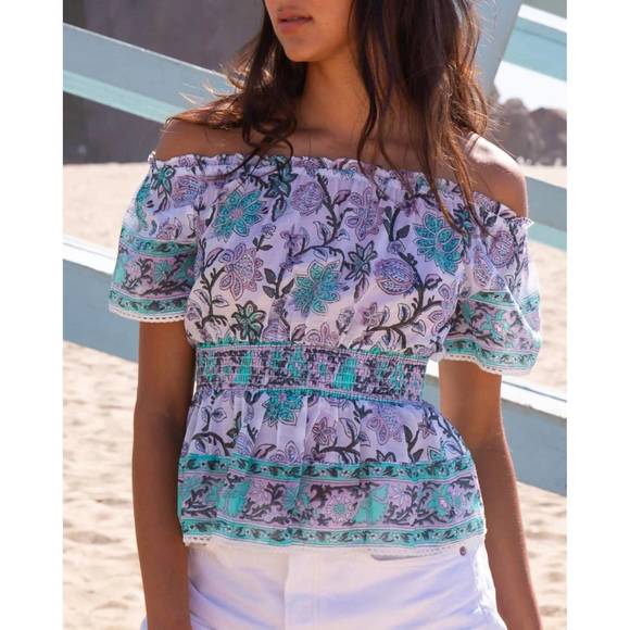 NEW BELL BY ALICIA BELL samantha top in mint - Picture 1 of 2